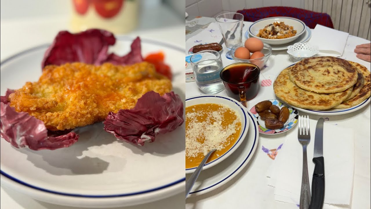 رمضان بعيد عن الأهل 💔 يوم كامل في إيطاليا/وجبة الإفطار لليوم/جولة بمحلات المركات العالمية