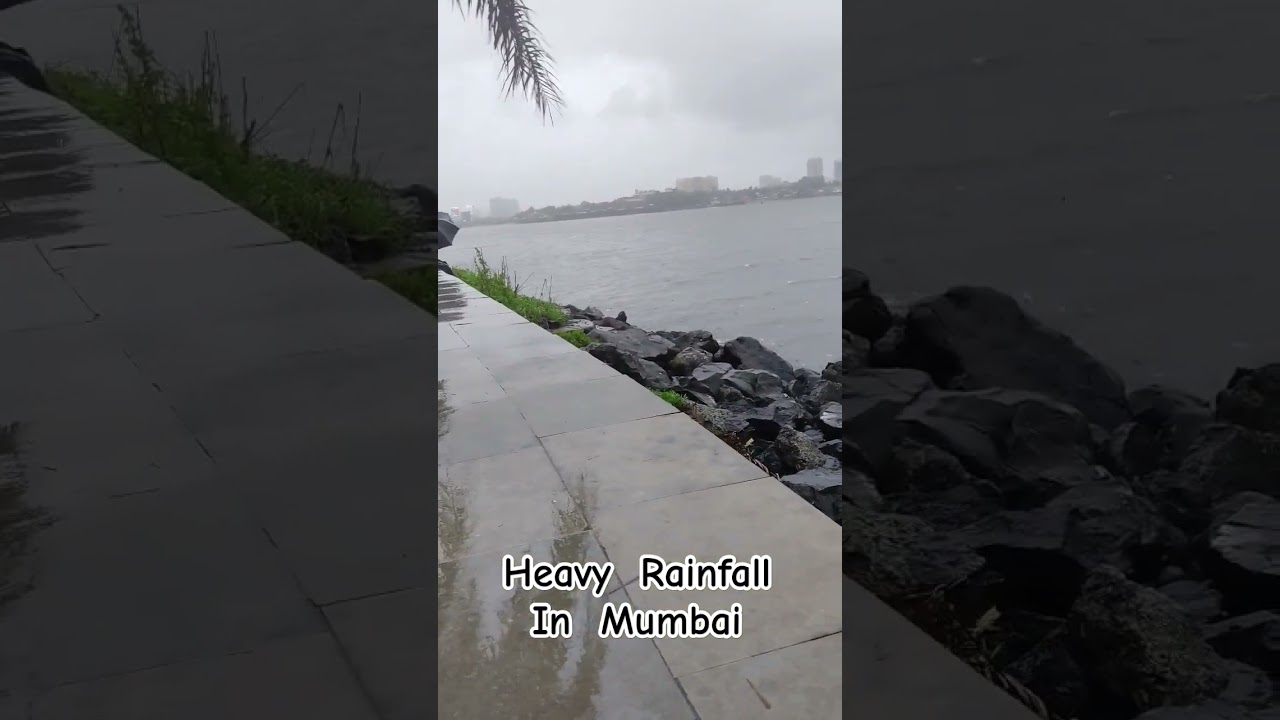 Heavy Rainfall at Bandra Reclamation 