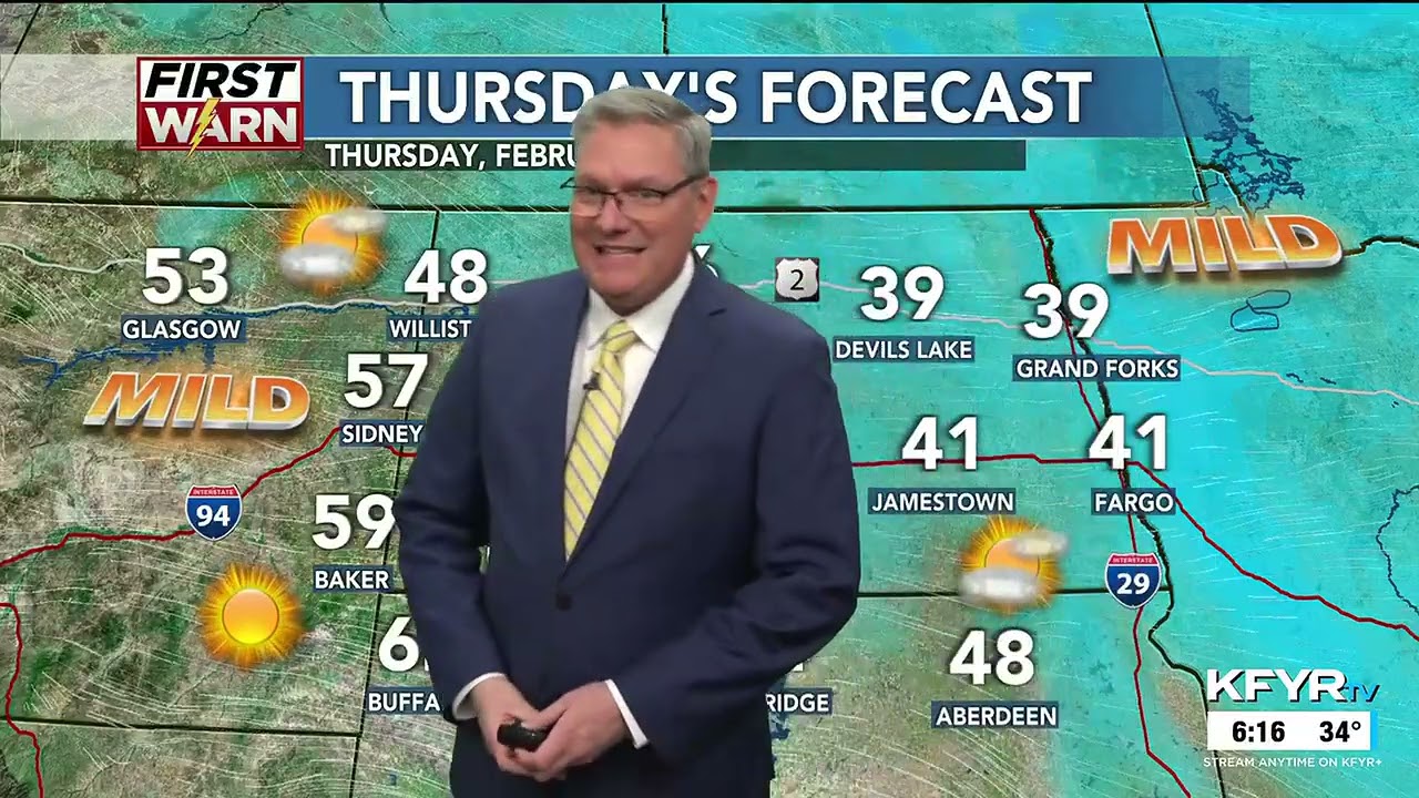 KFYR First News at Six Weather - 2/3/2026