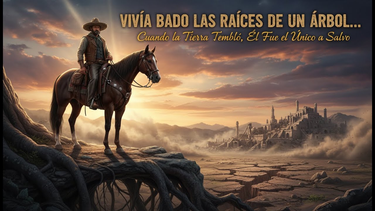 Vivía Bajo las Raíces de un Árbol... Cuando la Tierra Tembló, Él Fue el Único a Salvo
