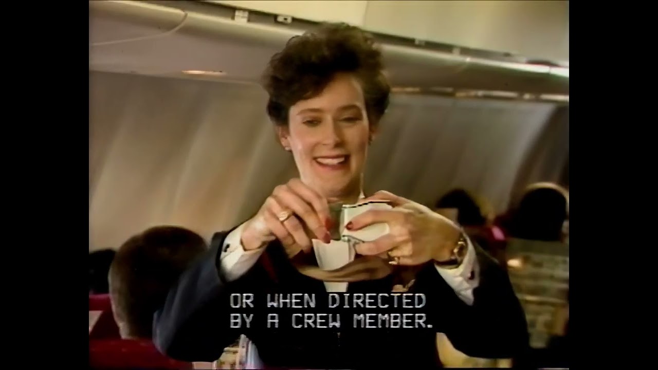 Northwest Airlines - Boeing 757 Safety Video - 1993