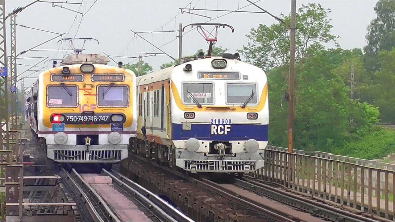 &lrm;️&zwj;🔥Awesome Fast EMU & MEMU Trains of South Eastern Railway | ⚡Beautiful RCF MEMU & BEML Trains