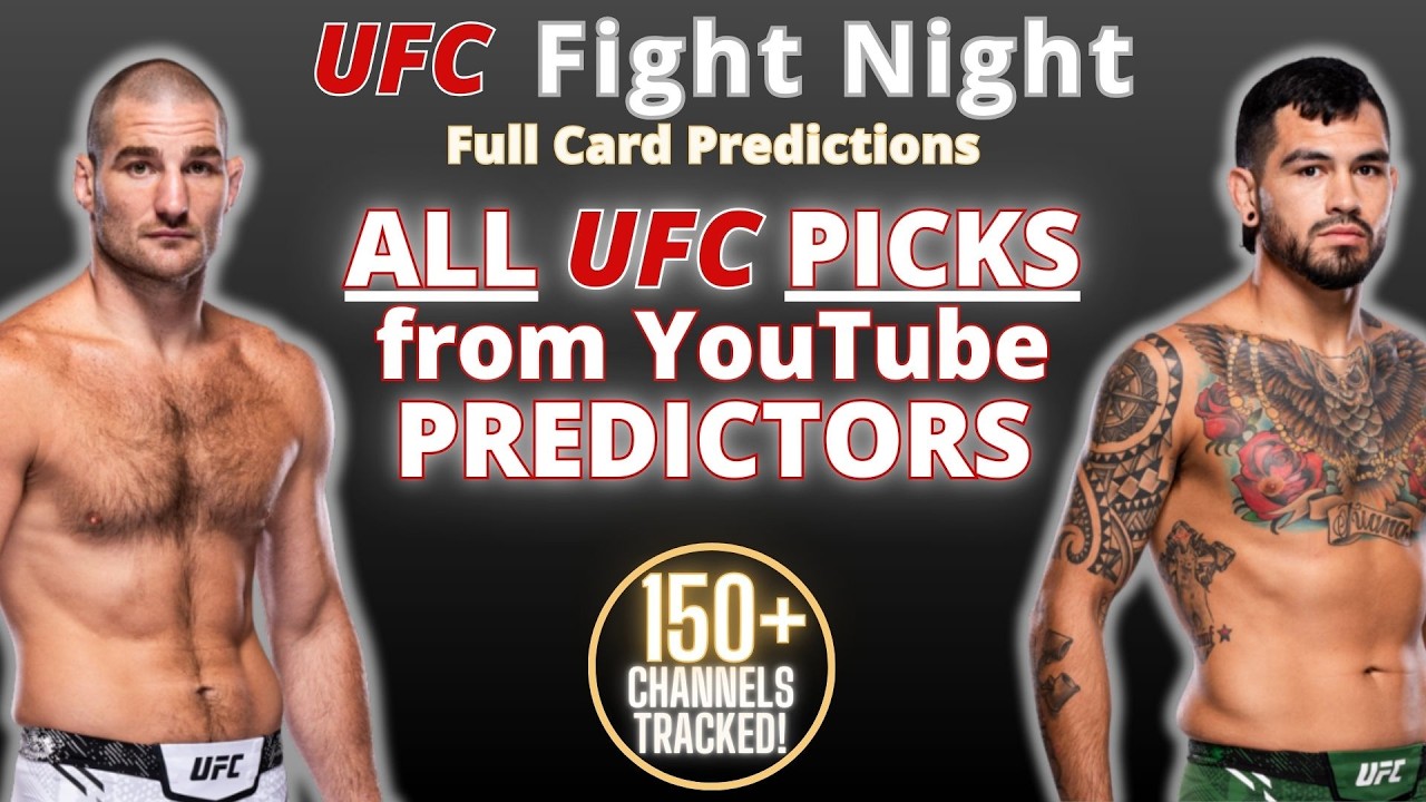 Overview of ALL PREDICTIONS for UFC Houston: Strickland vs Hernandez