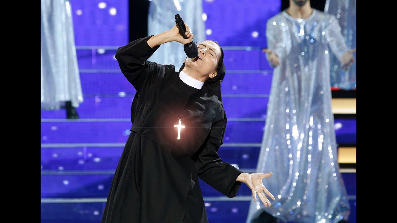 Silvia Abril imita a Sor Cristina en 'Tu cara me suena'