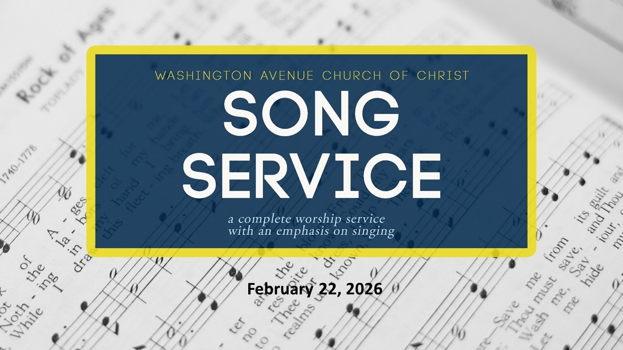 Washington Avenue Church of Christ Evansville, IN Live Stream
