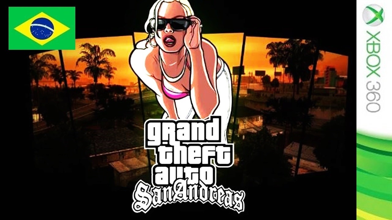 GTA San Andreas HD Remaster Traduzido PT-BR - XBOX 360 RGH #exploit #xbox360rgh