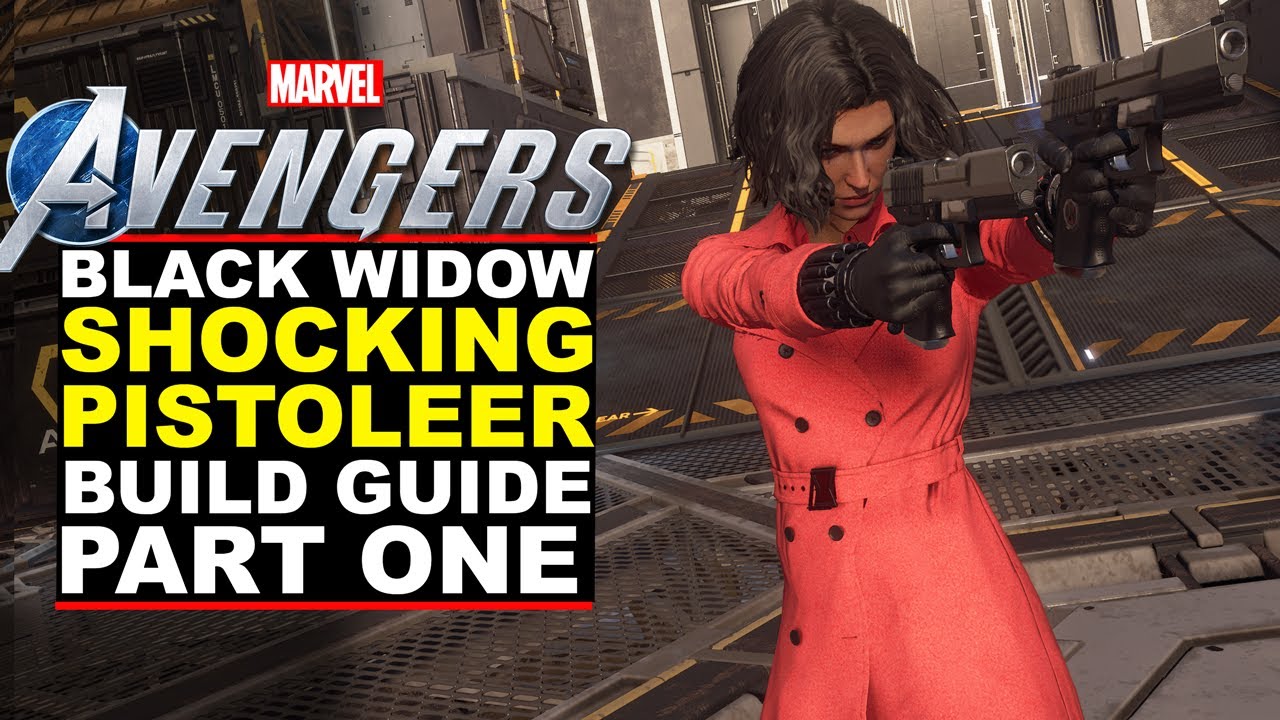Marvel Avengers - Black Widow Build | Pistols & Shock Damage