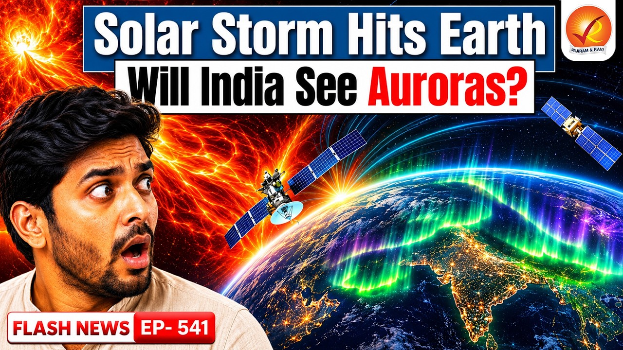 Aurora Borealis in India? Understanding CMEs, Solar Storms & Geomagnetic Activity