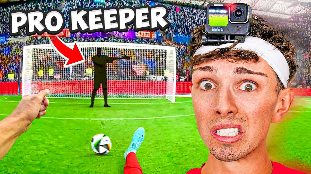 I Wore a GoPro in a PROFESSIONAL Football Match!