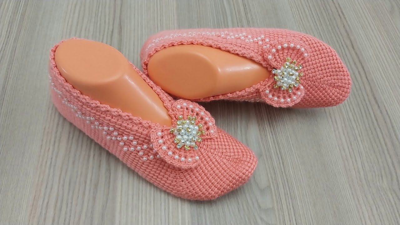 İncili Fiyonklu Tunus İşi Patik
