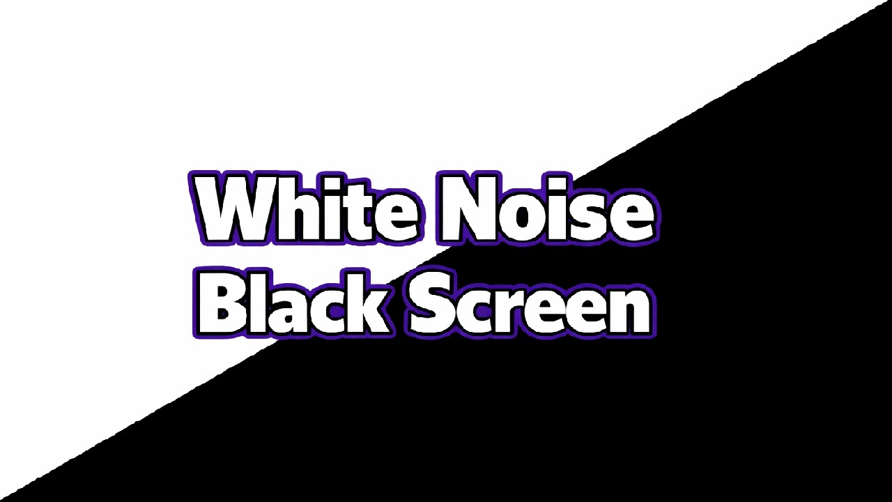 White Noise Black Screen — 10 Hours | Deep Sleep & Background Noise Blocking