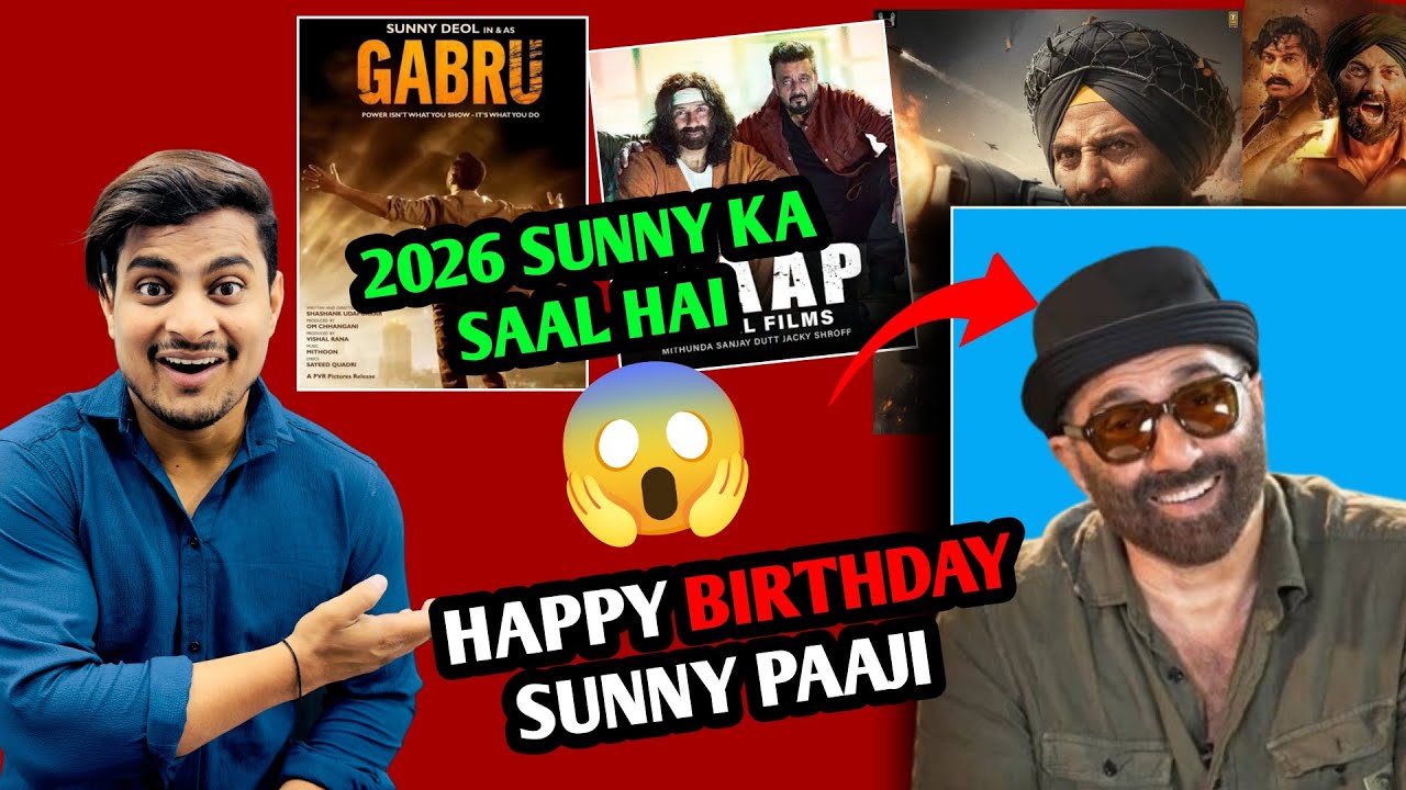 Happy Birthday Sunny Deol Sir | Sunny Deol Baap Movie Update | Lahore 1947 Update | Border 2 Update 