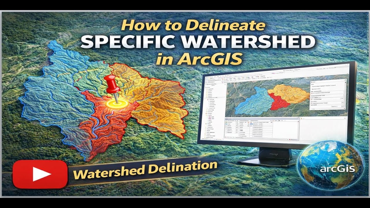 How to Delineate Specific Watershed in ArcGIS Watershed Delineation