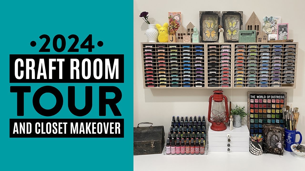 Craft Room Tour and Closet Makeover 2024