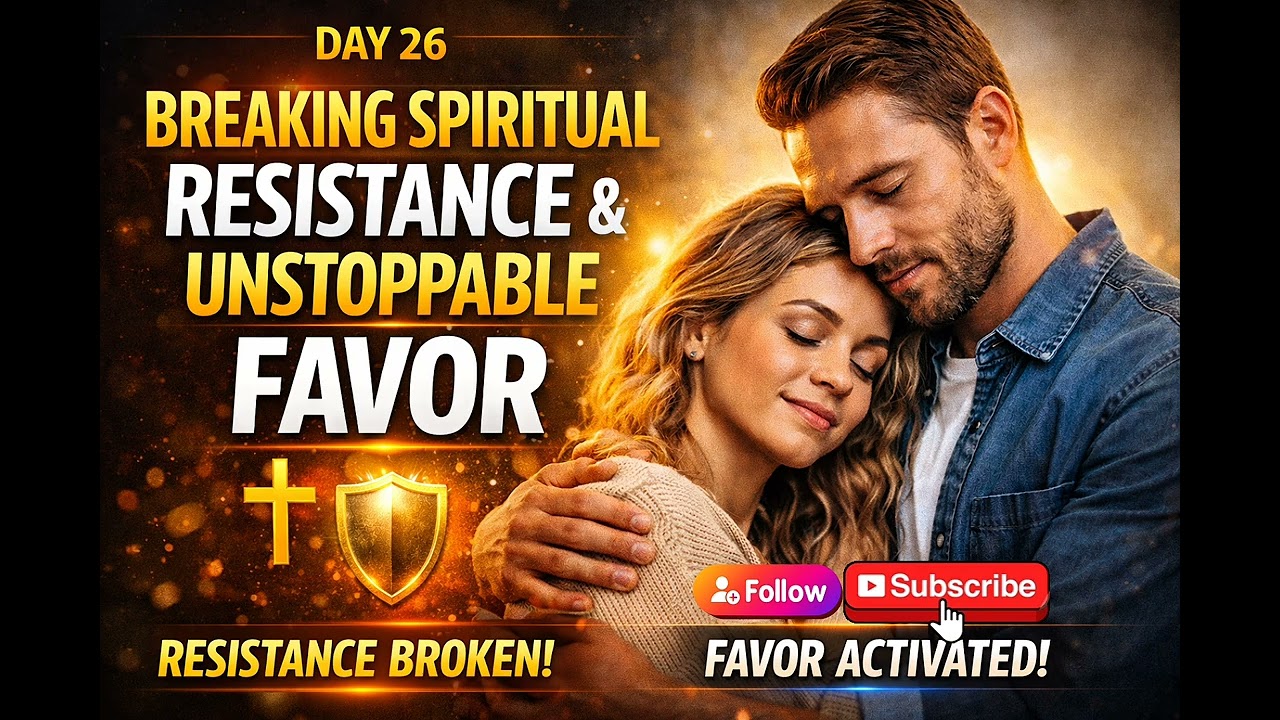 Day 26 | Breaking Spiritual Resistance & Unstoppable Favor | Faith Confession for Open Doors