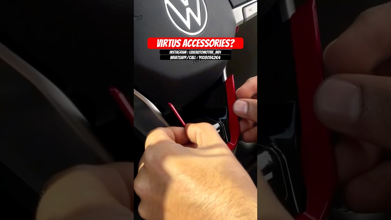 Virtus Badge & Paddle extenders #virtus2023 #vwvirtus #caraccessories #virtusgt #virtus