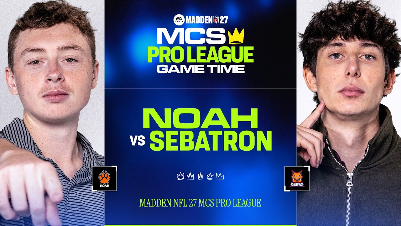 Madden 27 | Игровое время MCS Pro League | Noah против Sebatron