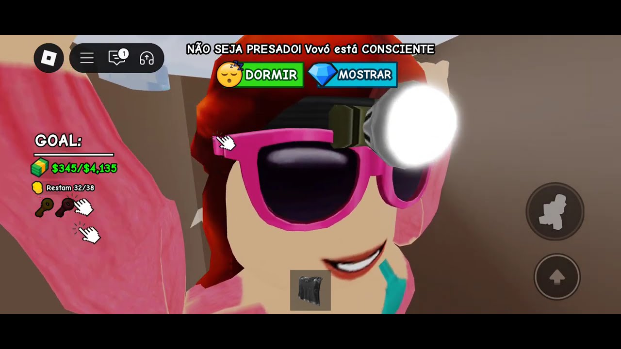 JOGANDO E BRINCANDO NO ROBLOX ROUBE A CASA🏠.