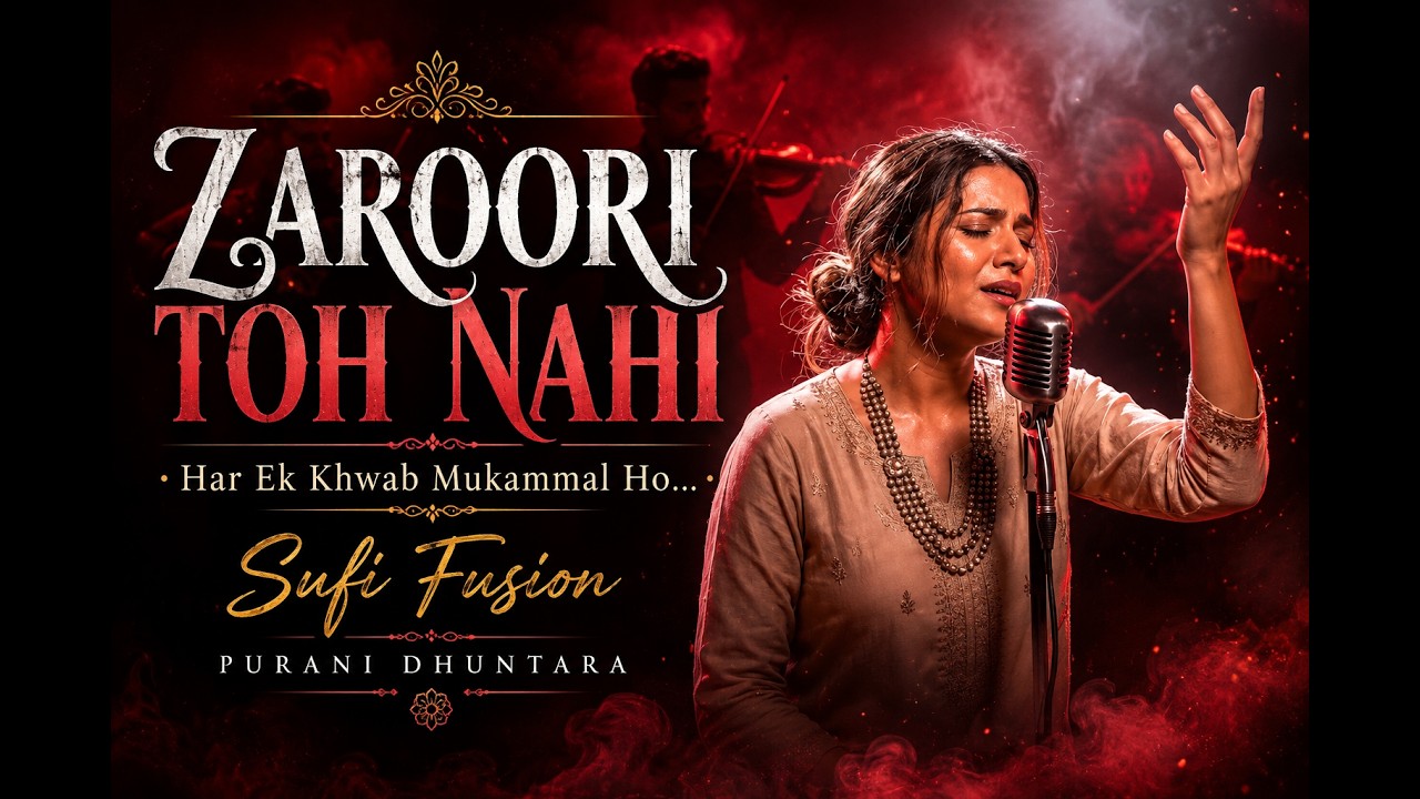Zaroori Toh Nahi | Heart-Touching Sufi Fusion Ghazal 2026 💔 | Purani Dhuntara