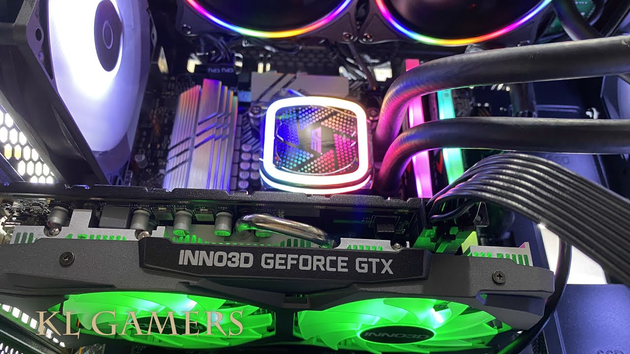 intel Core i7 10700K ASUS Z490M PLUS GTX 1660 SUPER Liquid Cooler Gaming PC Build