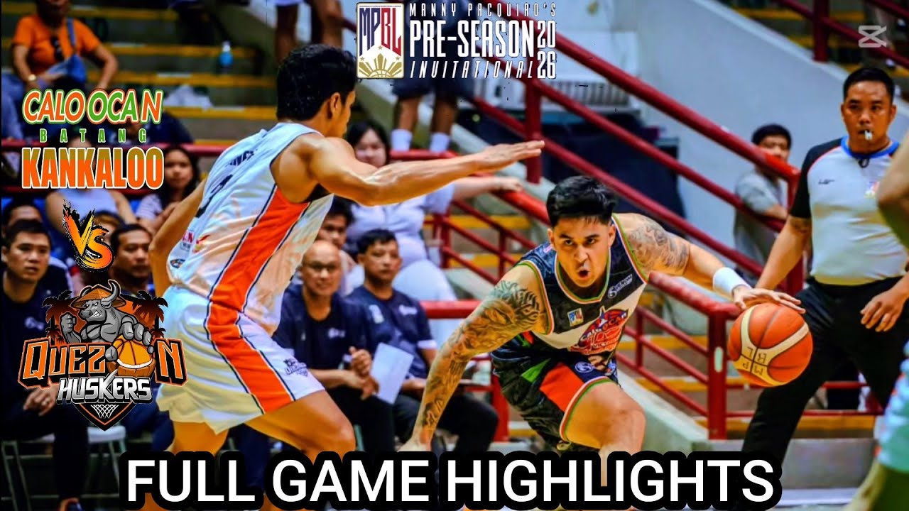 CALOOCAN vs QUEZON HIGHLIGHTS | 2026 MPBL PRE-SEASON INVITATIONAL | MARCH 3 2026 #mpbl