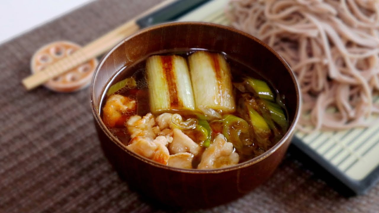 Butabara Tsukesoba Recipe. (Cold Soba Noodles and Dipping Sauce with Pork Belly.)豚バラつけ蕎麦レシピ(作り方)