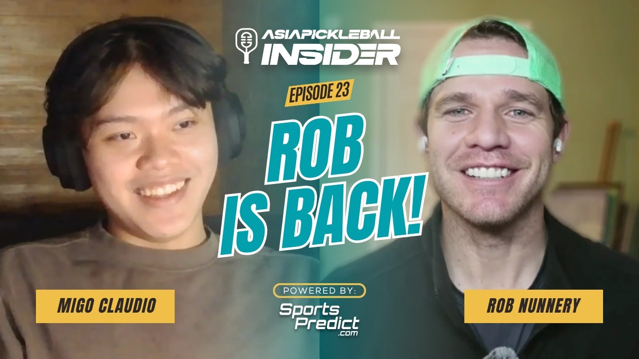 Rob is back! Catching him back up on the Asian Pickleball Scene