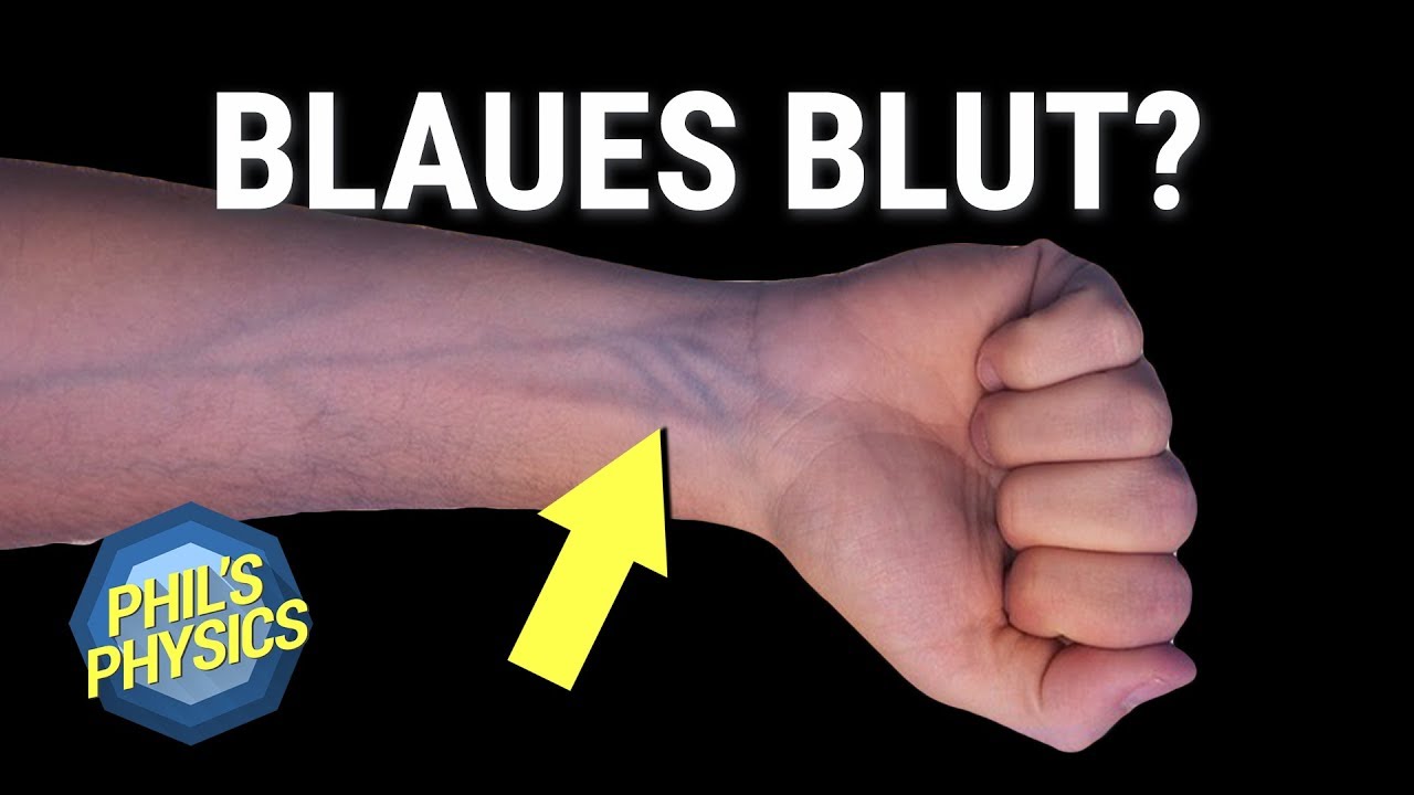 Warum sind unsere Adern blau, wenn das Blut doch rot ist? | Phil's Physics