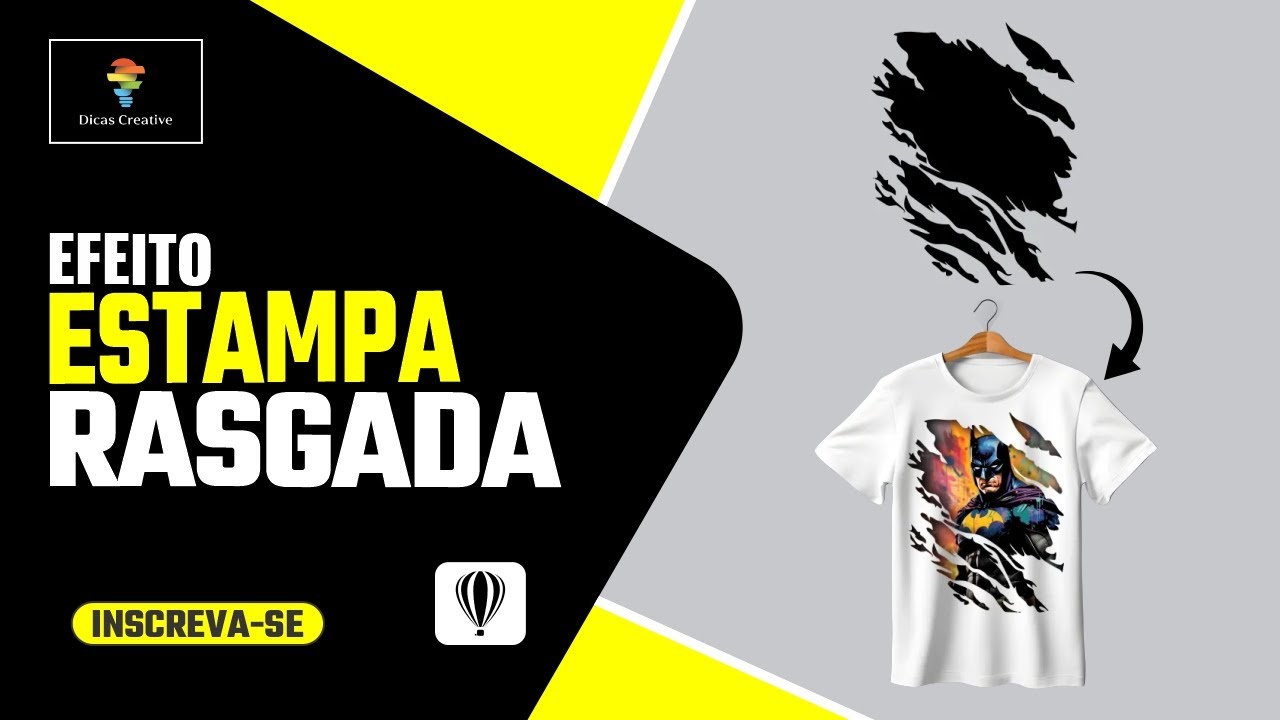 Tutorial: Crie Efeitos de Estampa Rasgada  no CorelDraw.