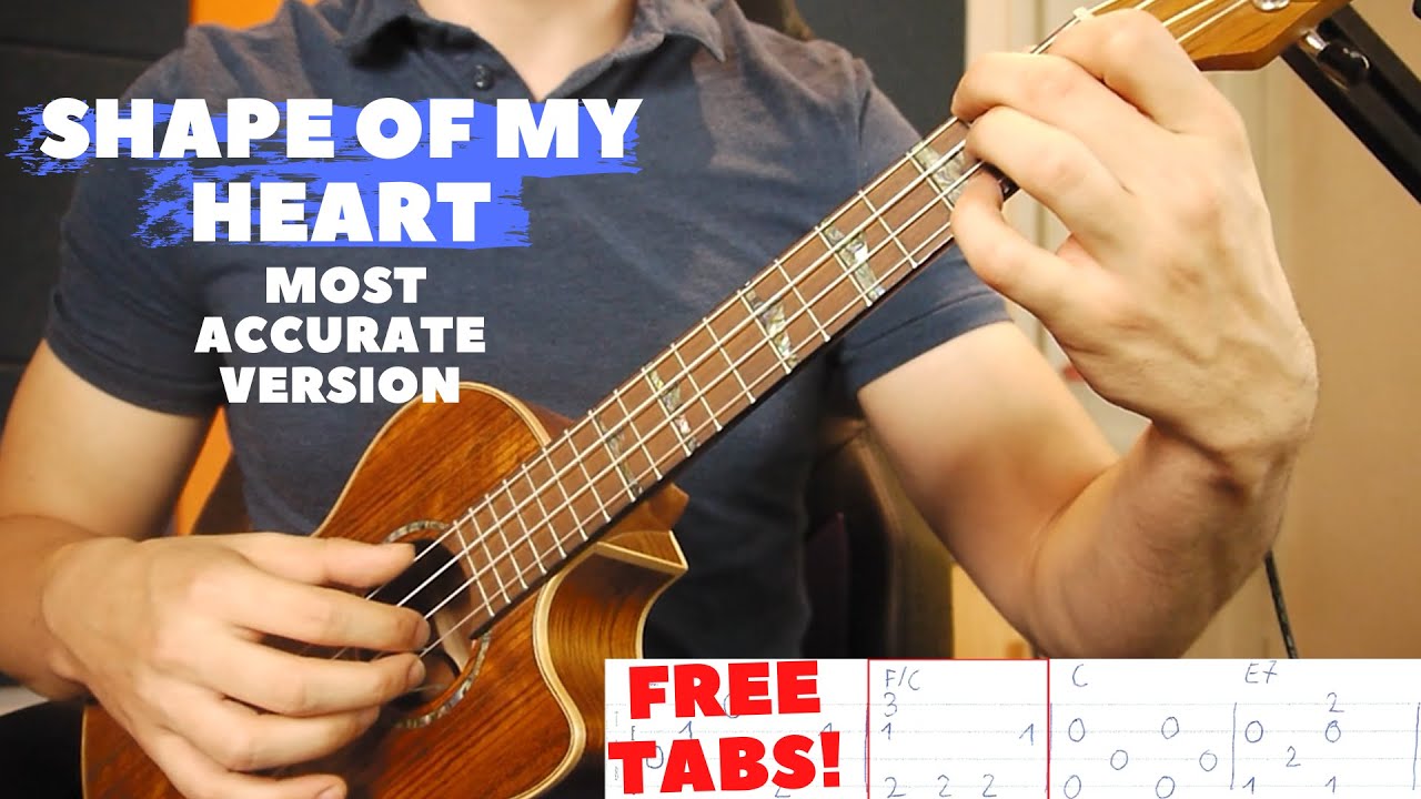 Sting - Shape of My Heart - lekcja ukulele (z tabulaturą)