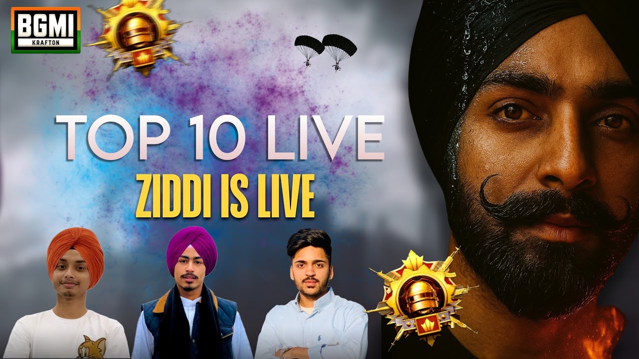 PUNJABI AA GYA OYA 🦅🦅🦅M249 GANG IS BACK LIVE BGMI RUSH GAMEPLAY WITH ZIDDI IS LIVE