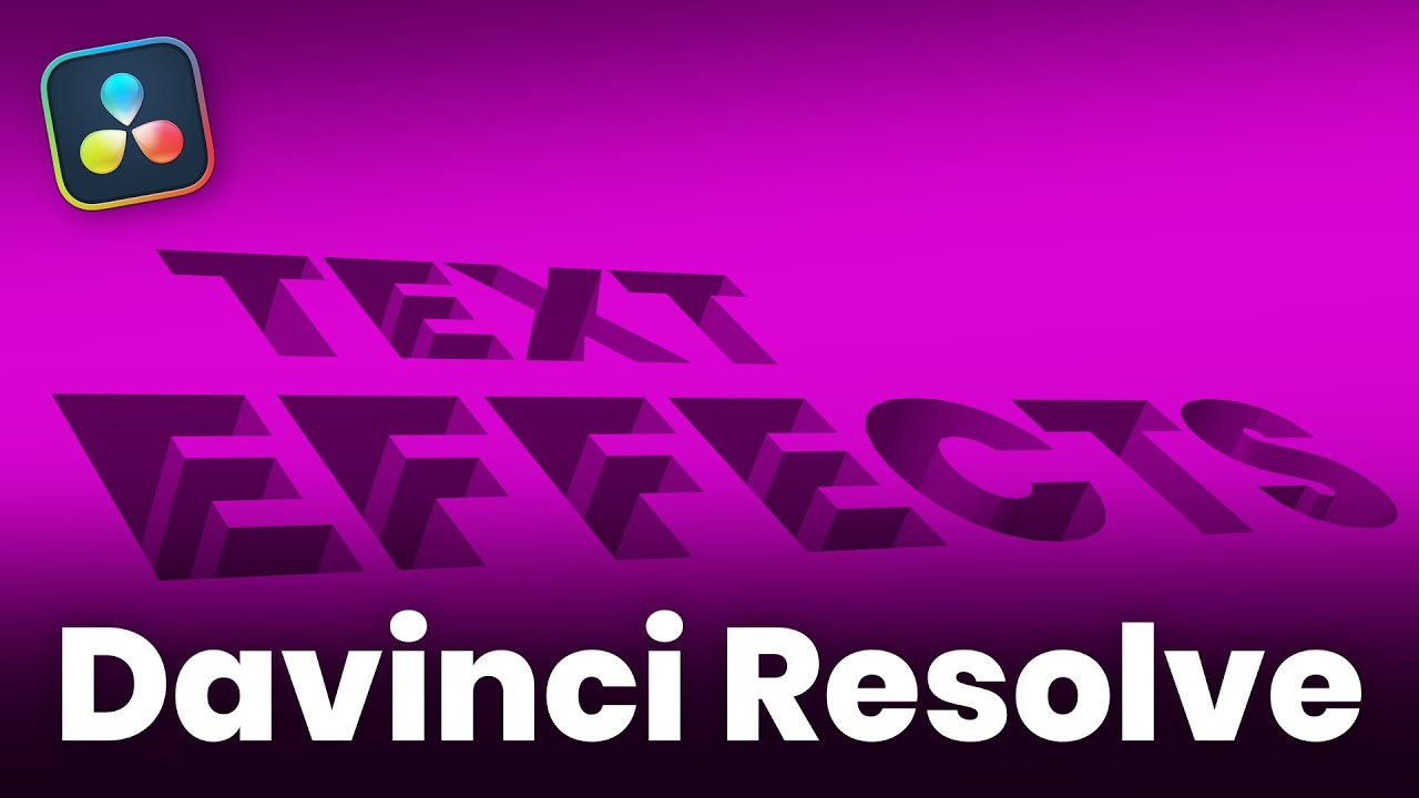 5 Powerful Text Effects in 12 Minutes | DaVinci Resolve