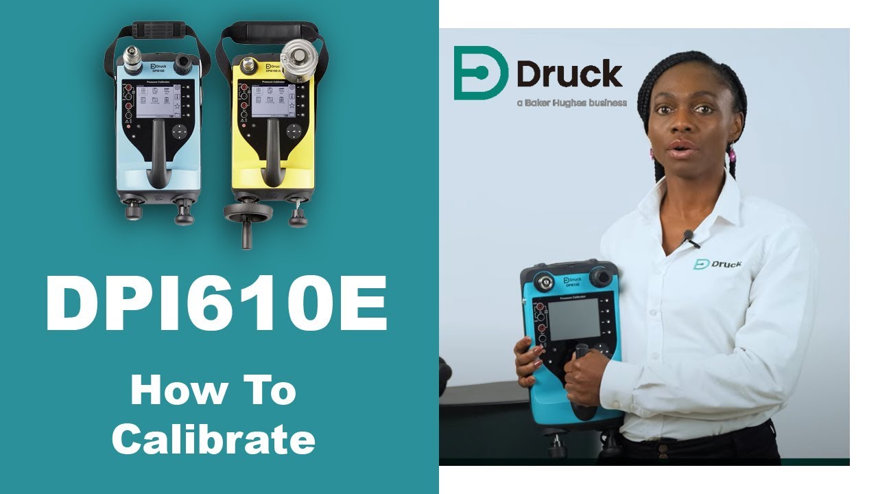 Druck DPI610E How To Calibrate