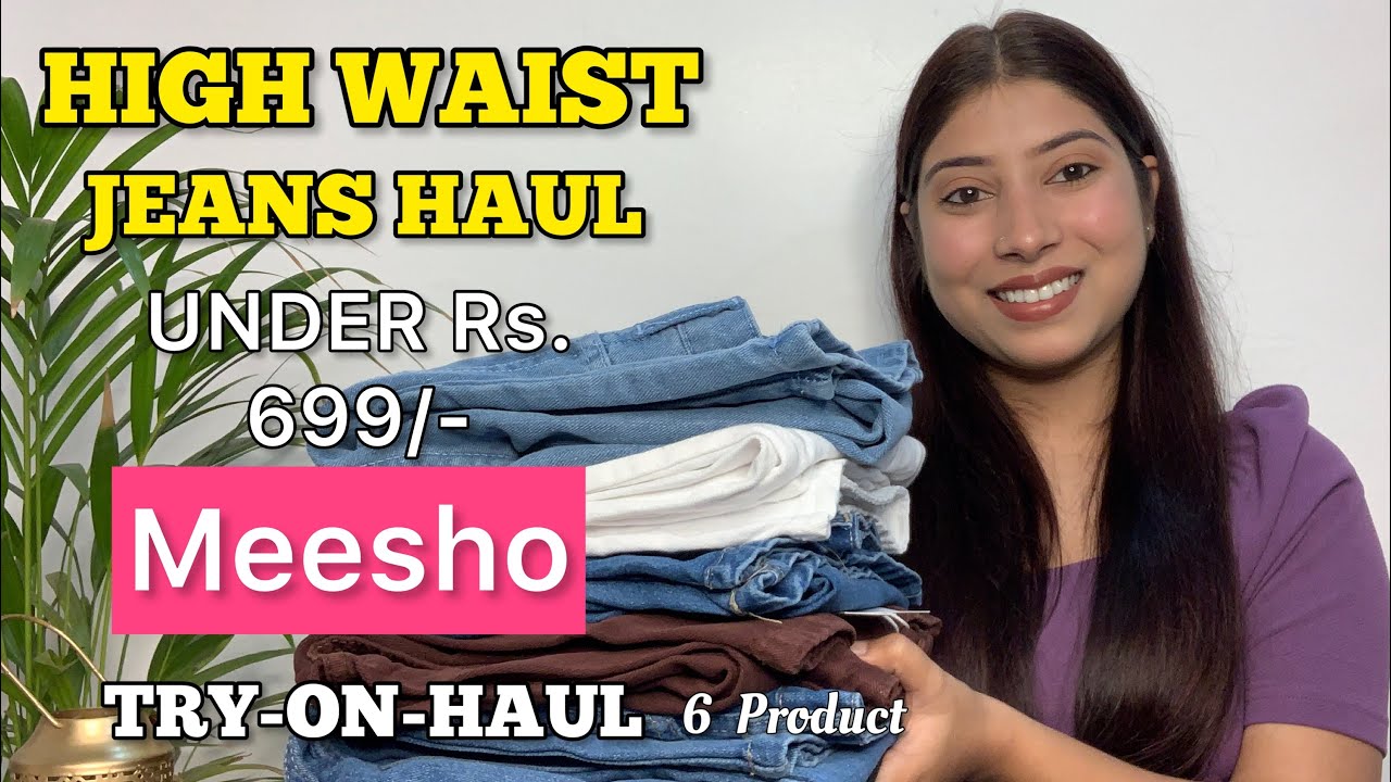 *Trendy* MEESHO Jeans Haul!❤️| Under ₹699 | Try On Haul | Payal Singh #meesho #meeshohaul