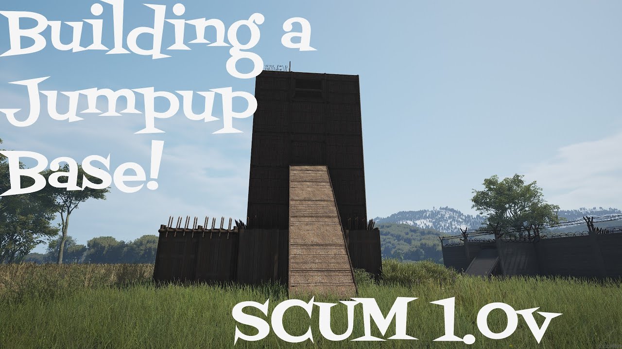 SCUM GAME Building a Jumpup Base! #scum #building #basebuilding #base #pcgaming #pvp #official