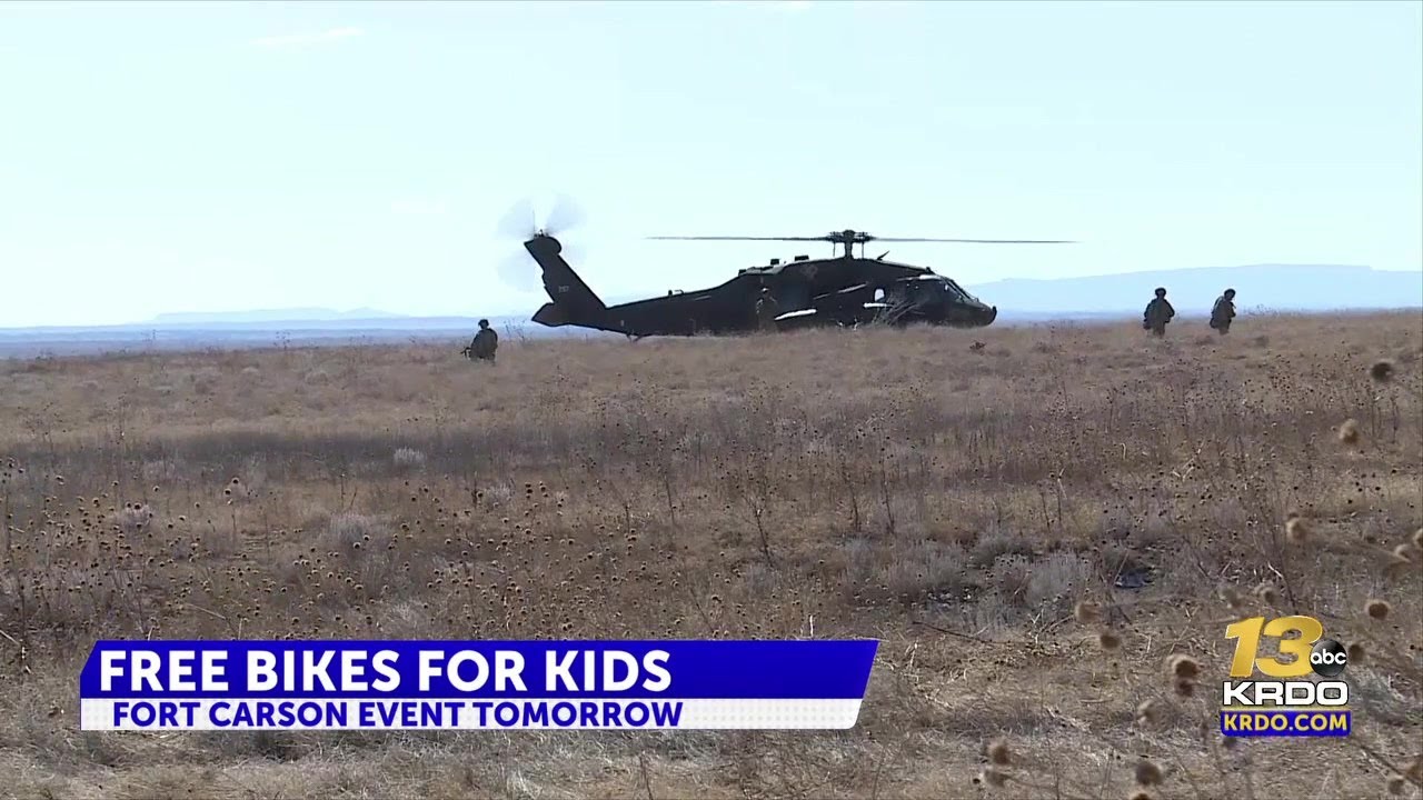 Fort Carson soldiers assemble and donate bikes to middle schoolers