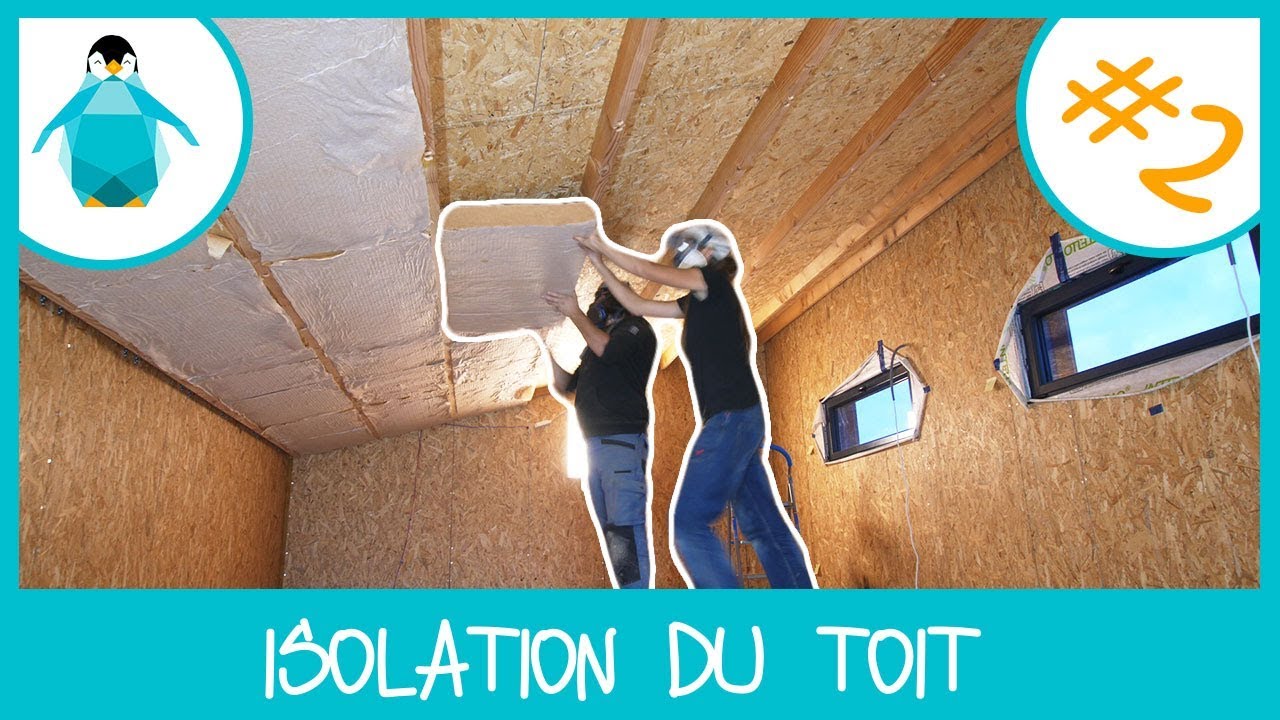 Isolation de toiture par l'intérieur en fibre de bois - LPMDP S2#2