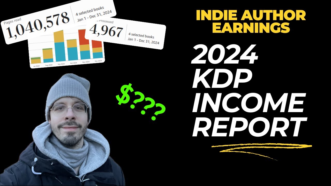 How much I made in selfpublishing in 2024 | Indie Author Income