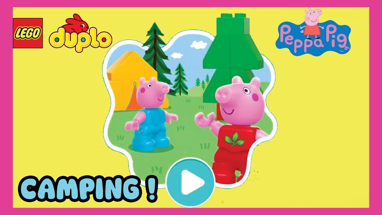 LEGO DUPLO PEPPA PIG ⭐New Episodes Camping Trip with Peppa & Family !!⭐