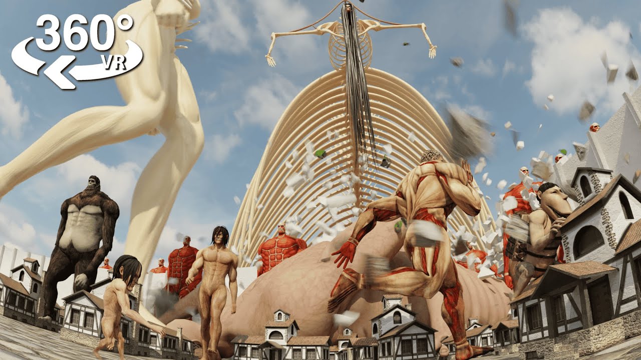 The Rumbling - Attack on Titan ► First person VR