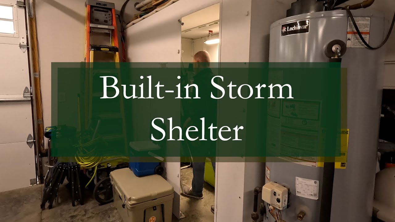 Storm Shelter in Garage