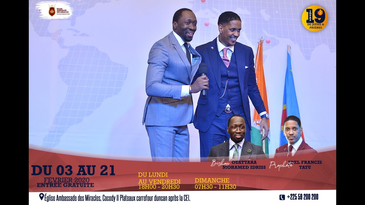 Les 3 dimensions de la Prophétie -Bishop Ouattara Mohamed Idriss & Prophète Joel Francis Tatu