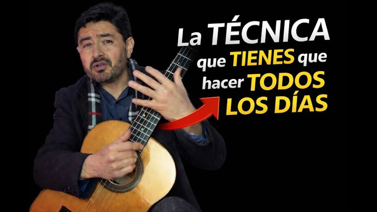 La técnica diaria para llegar a ser PROFESIONAL. #guitarra #guitarraclasica