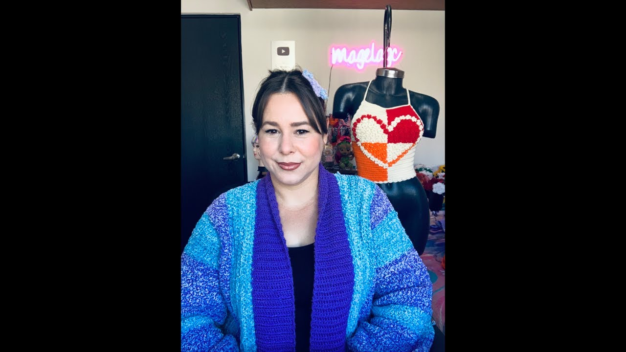 🔴EN VIVO teje conmigo TOP HALTER ROSITA ✨tutorial aquí en el canal SUSCRÍBETE #crochet #like #diy