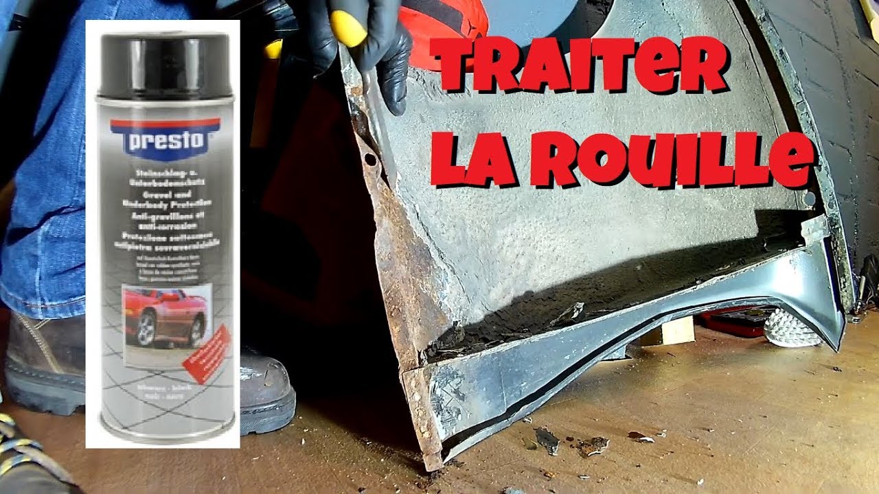🚓 Peinture anti-gravillon anti-rouille bas de caisse aile auto - Le matériel dans le descriptif 👇👇👇