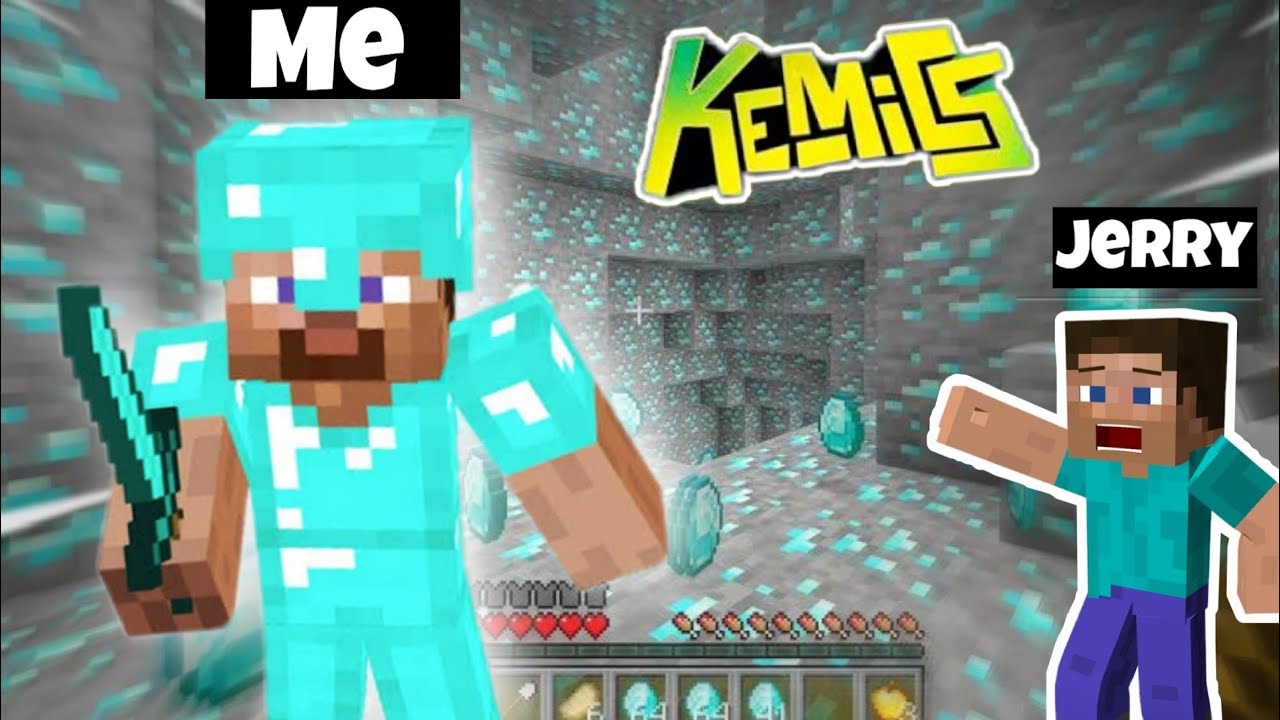 [Funny]when BIG BRAIN plays in KeMiCS with @runejerry in MINECRAFT !! MALAYALAM