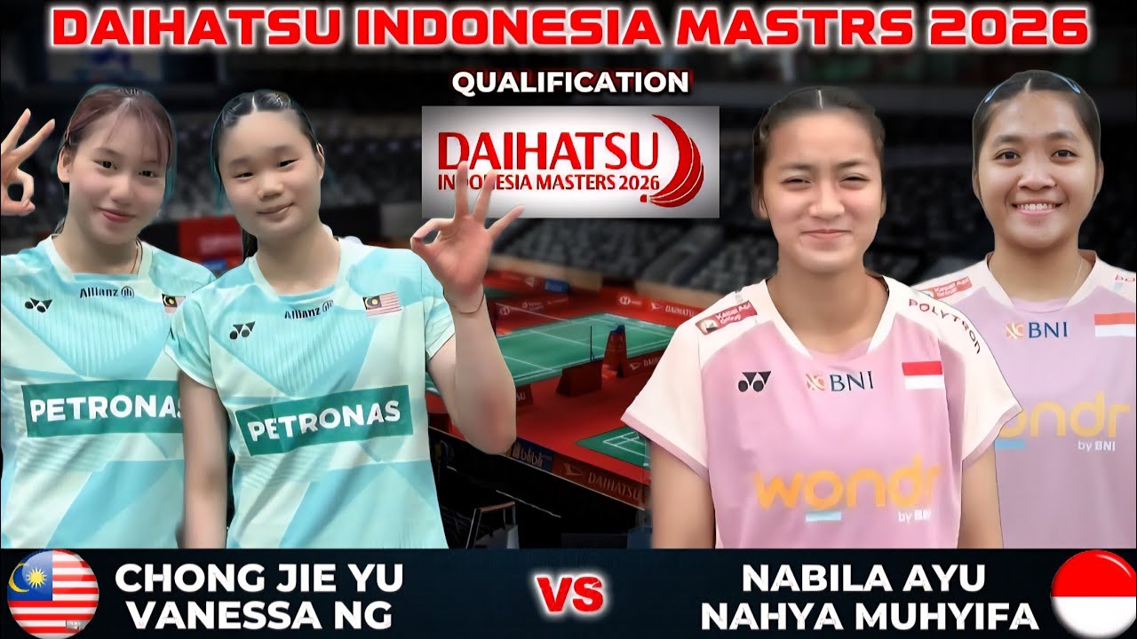 Chong Jie Yu/Vanessa NG (MAS) vs Nabila Ayu/Nahya Muhyifa (INA) | Badminton Indonesia Masters 2026