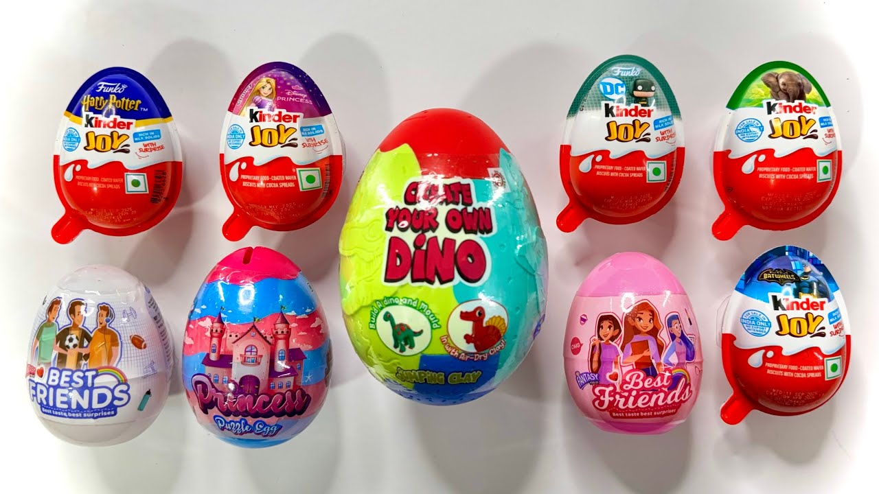 Satisfying Opening Surprise Eggs with Interesting Gifts Inside |￼ ASMR Unboxing 