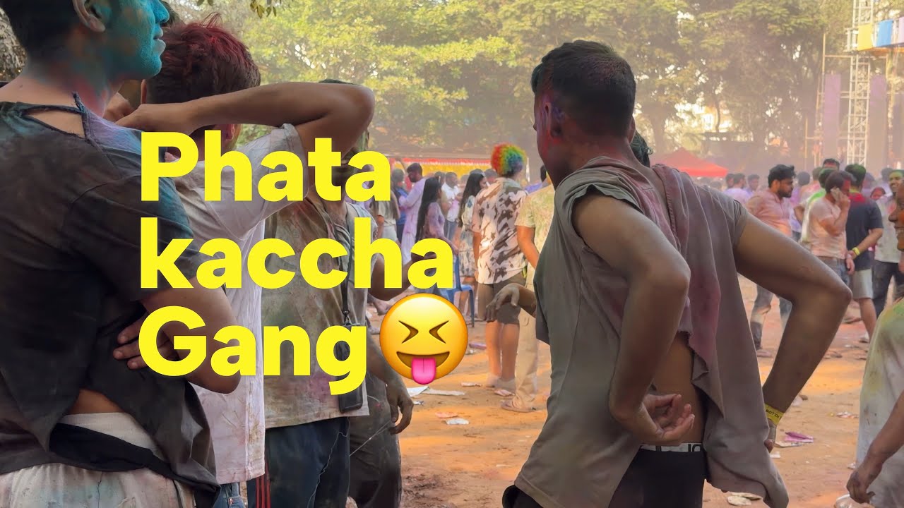 HOLI PARTY BANGALORE VLOG | Yeh Kya Scene Hogaya😅 Rang, Dance Aur Full Desi Masti