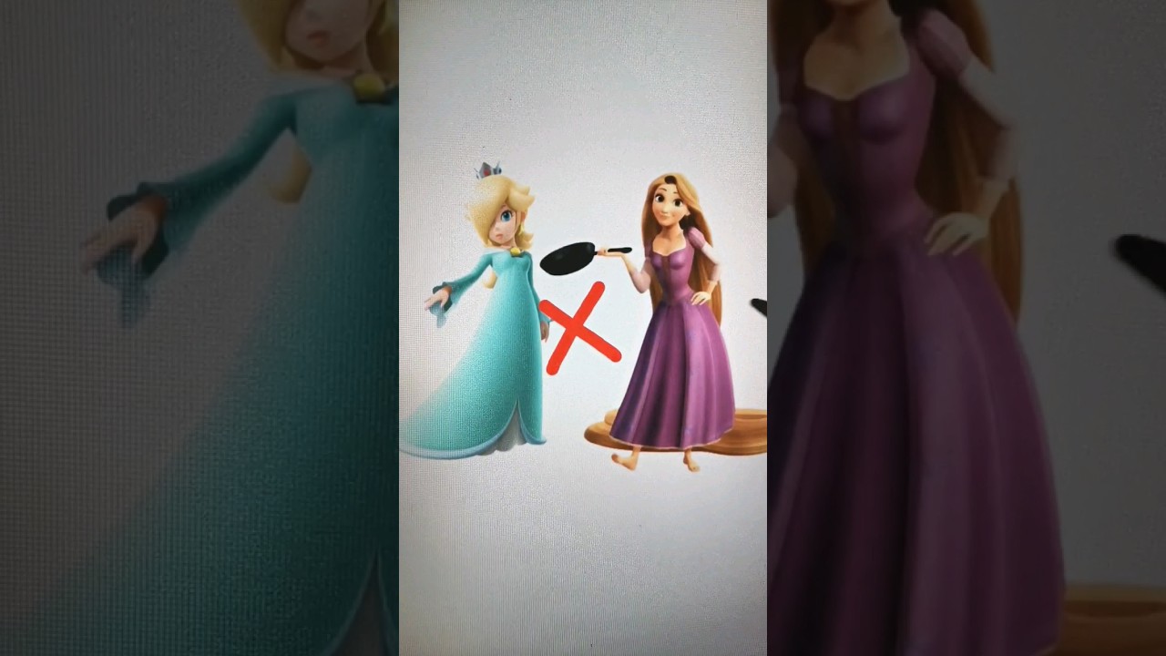 I turned Rapunzel into Princess Rosalina and result is so cool | #shorts #digitalart